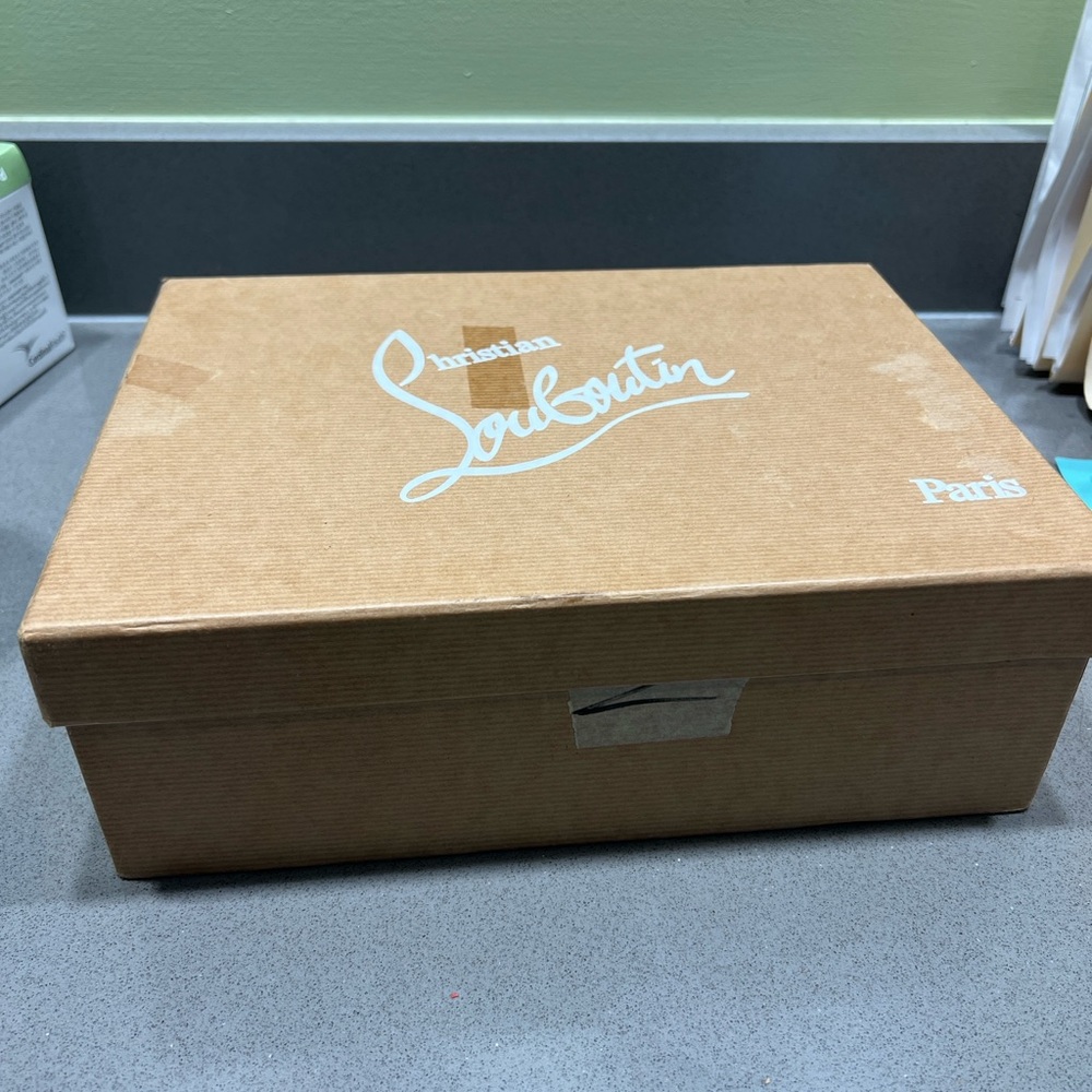 Chevron cork So Kate Christian Louboutin sz 39